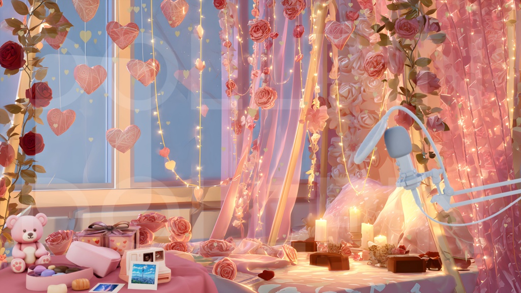 Romantic/Ballantine's/lovely handmade + ai background source 19type