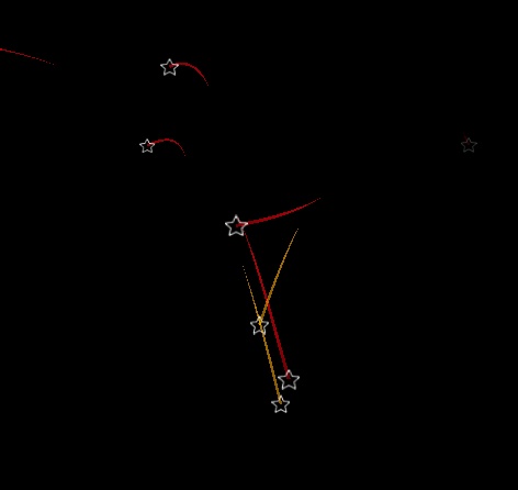 Branch Shooting Star Particle