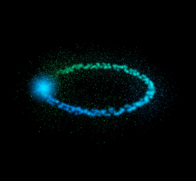 Orbit Star Ring Particle