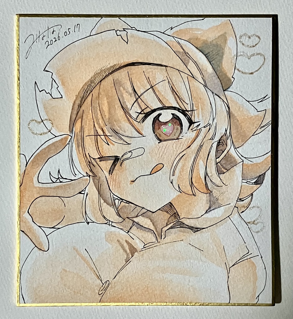 カラー・2色色紙(恋刃、グレイス、ビーンボール)
