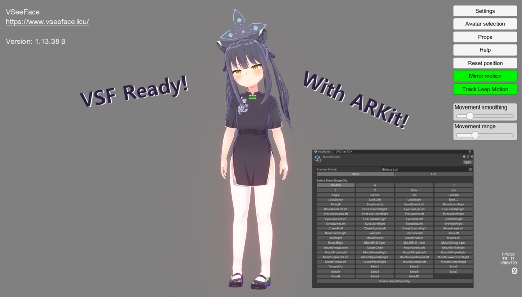 Little Shun Blue Archive! VRChat, VSeeFace Ready!