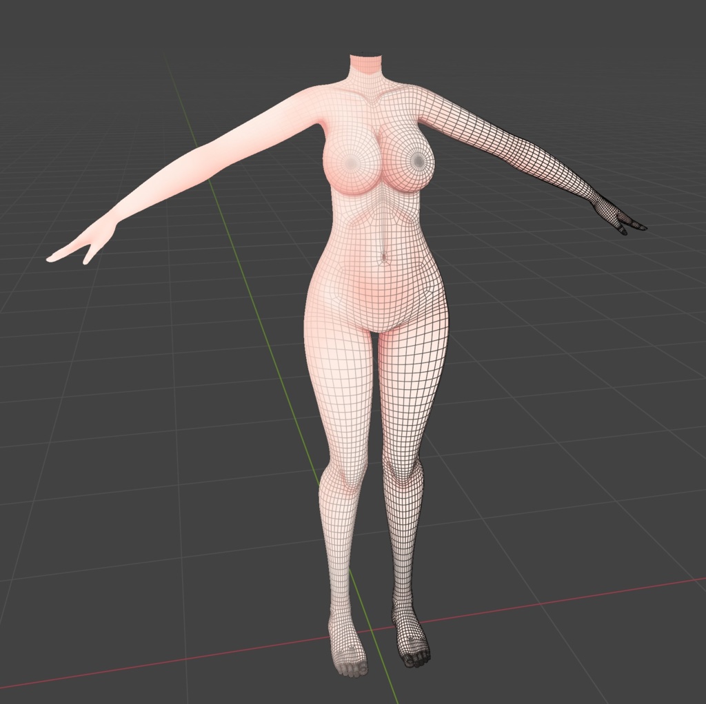 Pilo Original Character! Vrchat 3D Model 2in1 Model + Base!