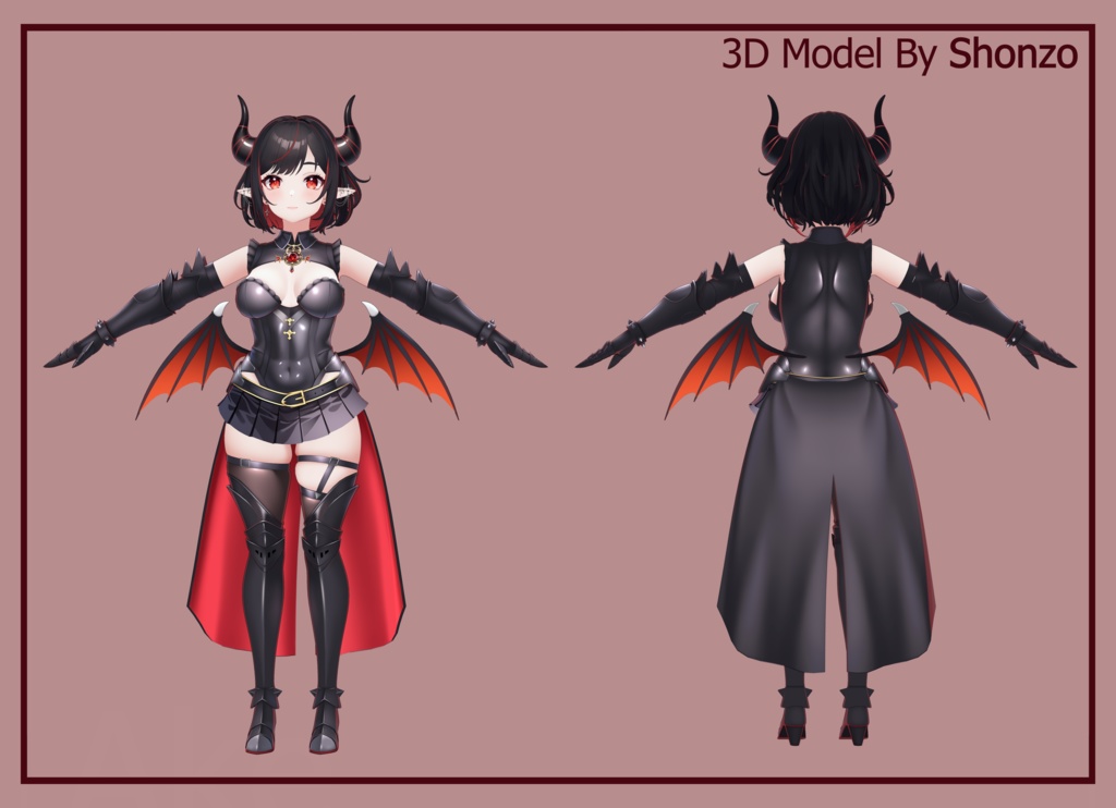 Ake VRChat 3D Model! +Swimsuit +Base! +ARKit Face Tracking!