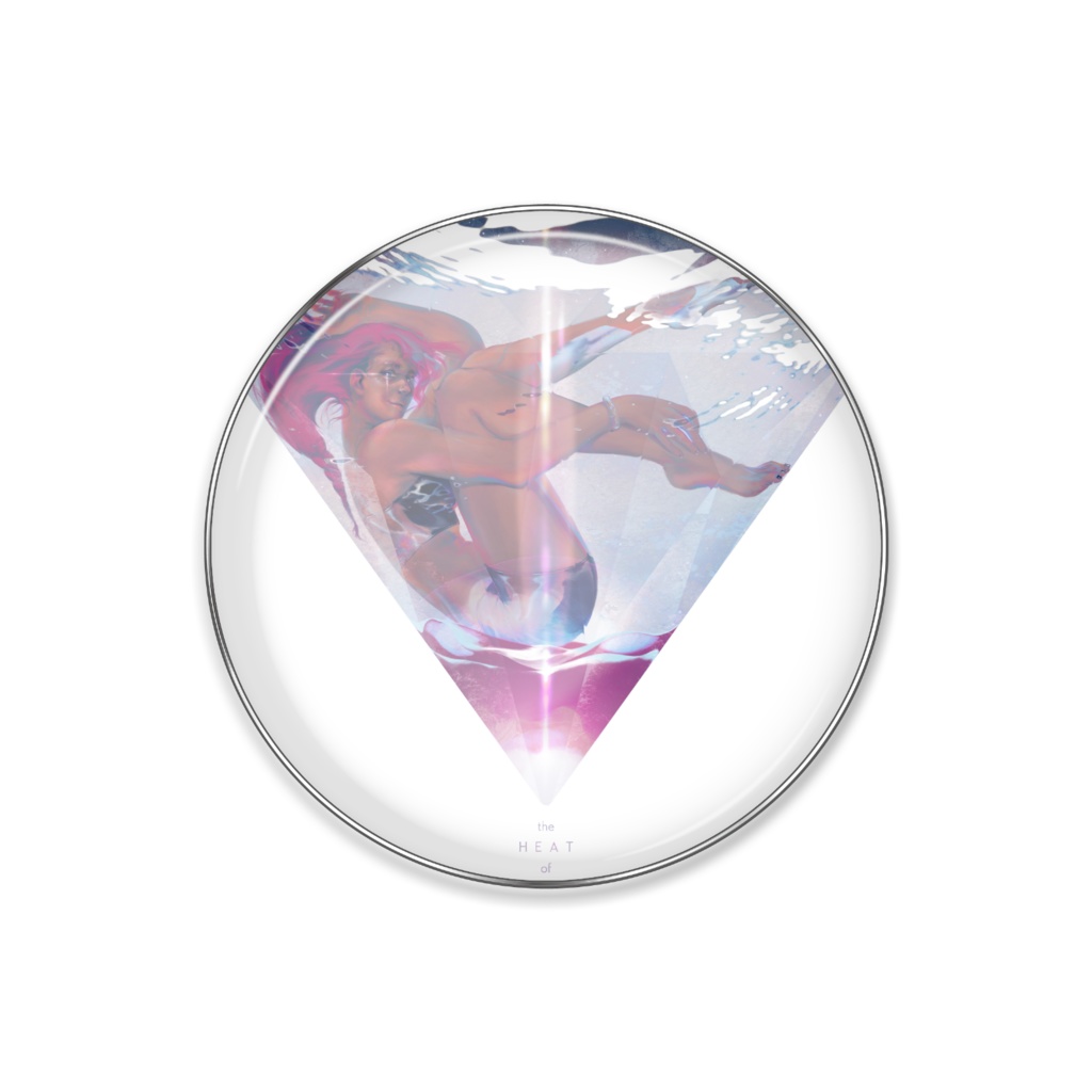 the heat of diamond(ピンバッジ)