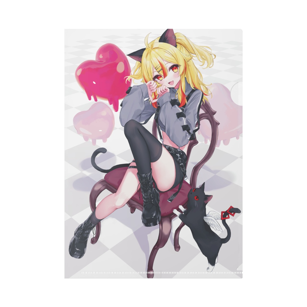 ハフアニ クリアファイル