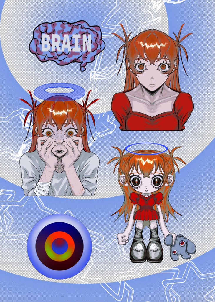 〖BRAIN〗ハーフカットシール