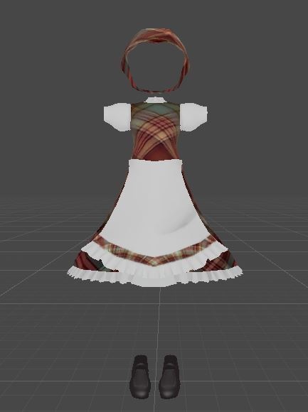 リアアリス用衣装)パン屋服