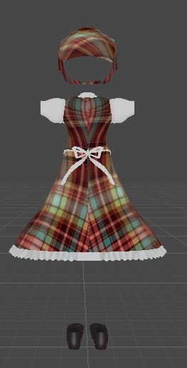 リアアリス用衣装)パン屋服