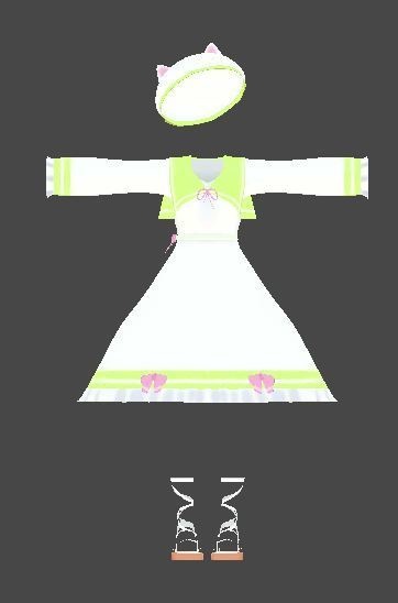 リアアリス用衣装)nature onepiece