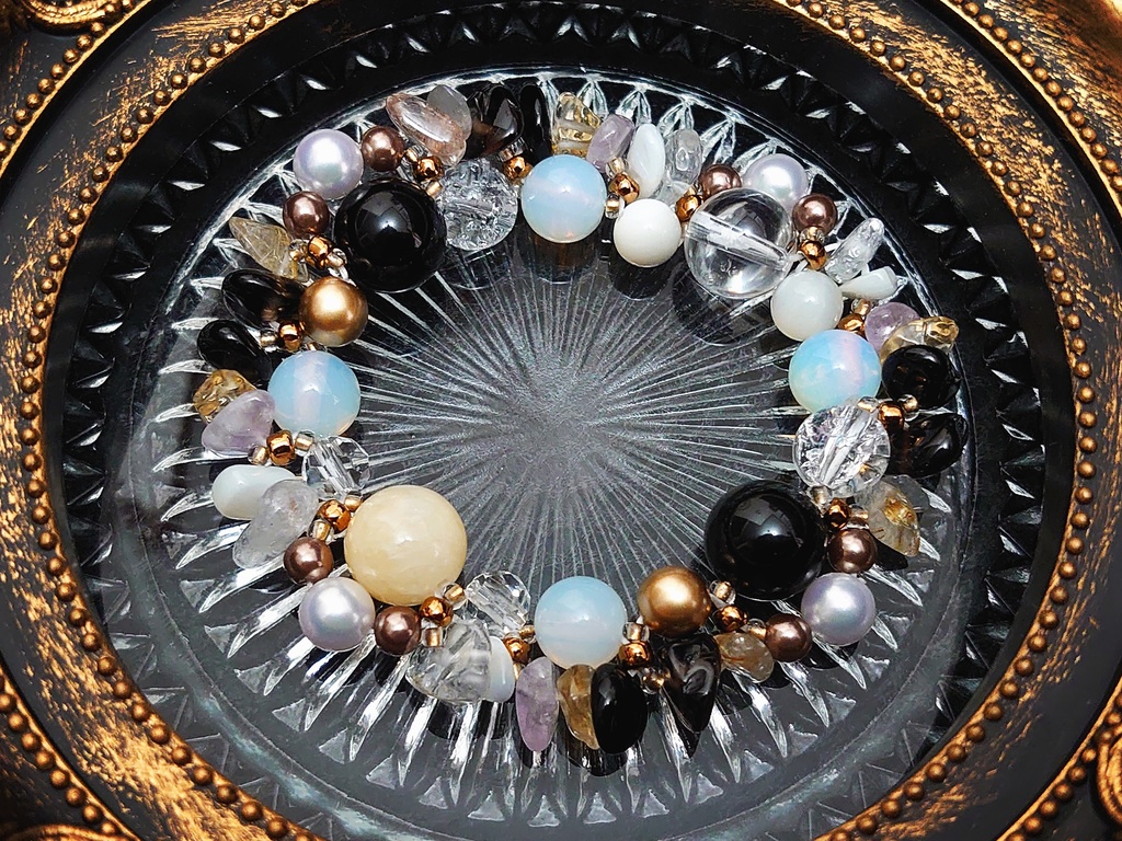 刀剣乱舞 *髭切 膝丸 源氏兄弟 イメージ 万華鏡ブレスレット *