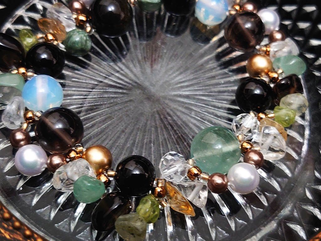 刀剣乱舞 *髭切 膝丸 源氏兄弟 イメージ 万華鏡ブレスレット *