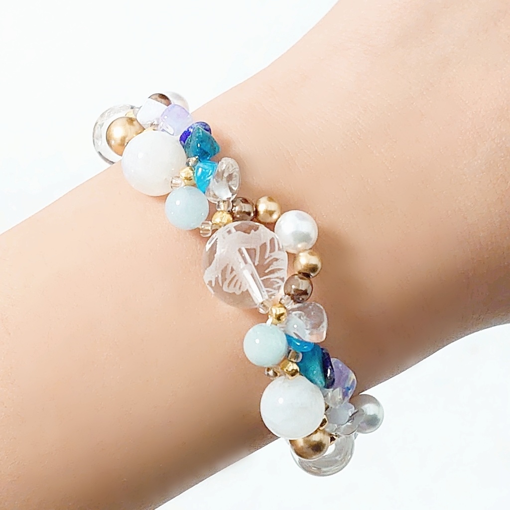 オリジナル*万華鏡ブレスレット 水龍と少女