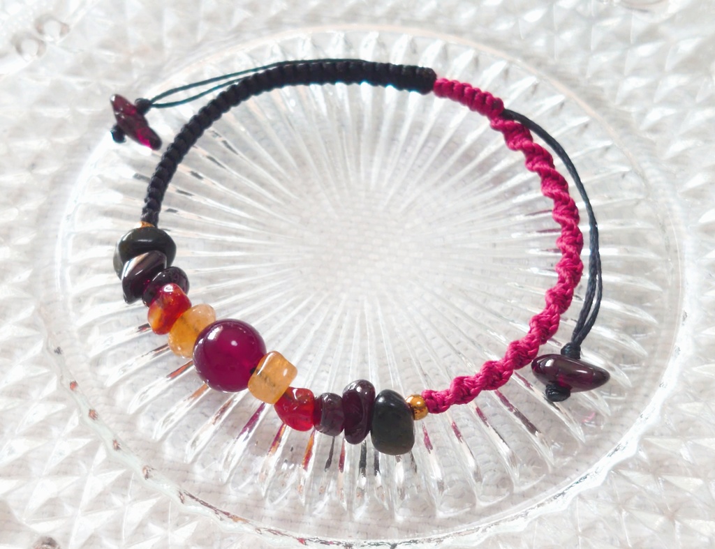 グラブル * 四騎士 (Dragon_Knights ver.) マクラメブレスレット