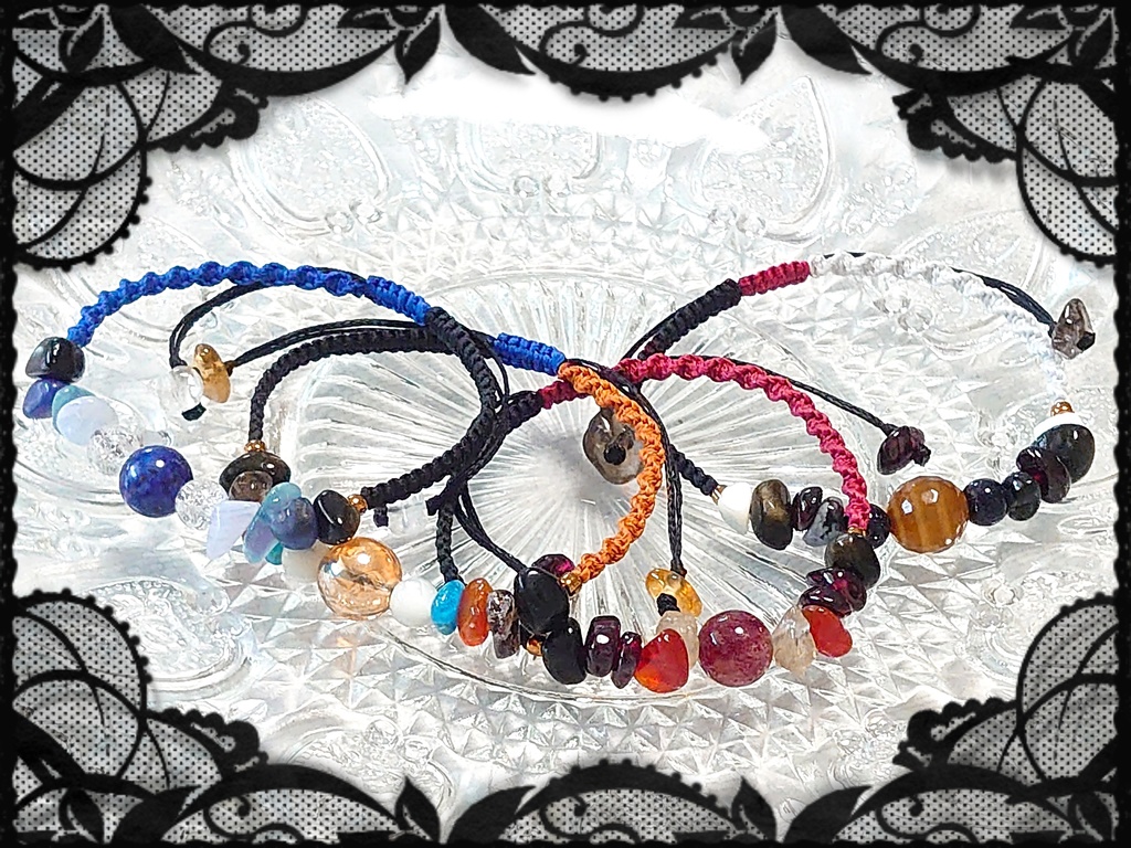 グラブル ＊ 四騎士 (Dragon_Knights ver.) マクラメブレスレット