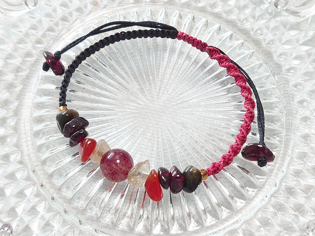 グラブル * 四騎士 (Dragon_Knights ver.) マクラメブレスレット