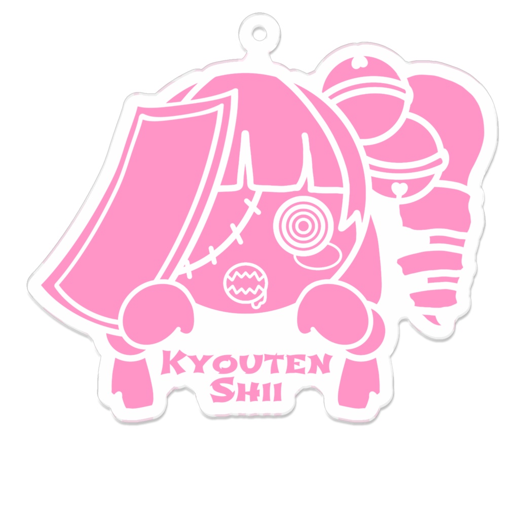 アクリルキーホルダー - 70 x 70 (mm) Ver.シンボルロゴ