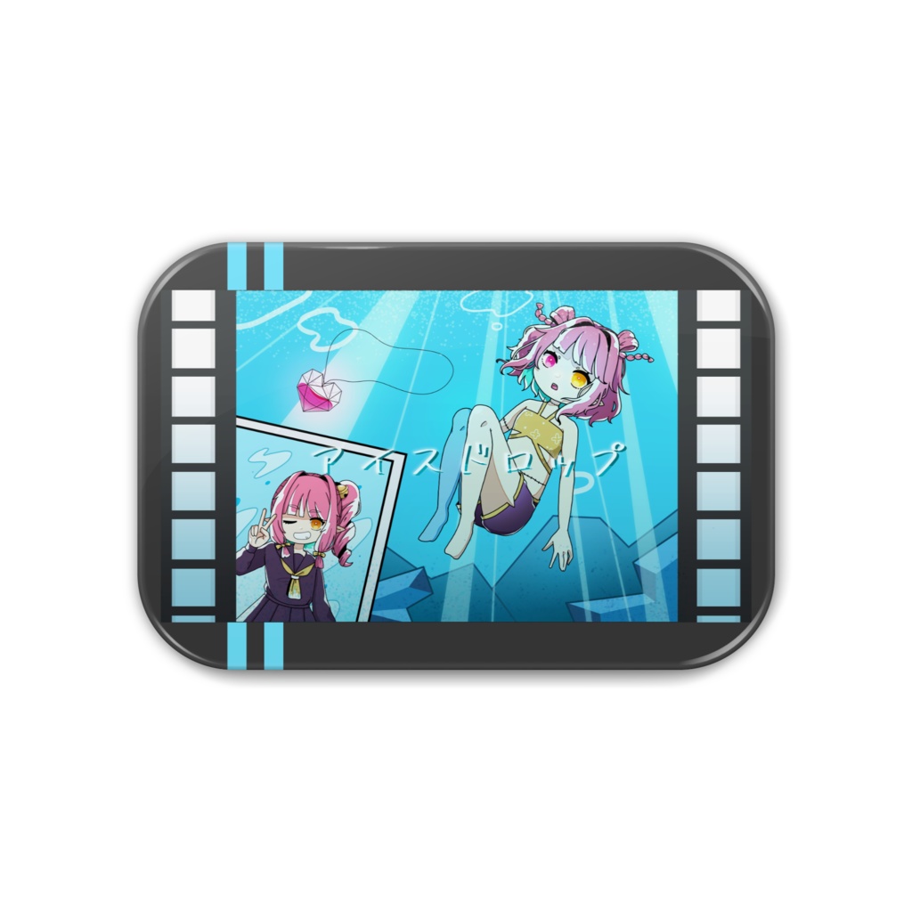 歌ってみたサムネ缶バッチ