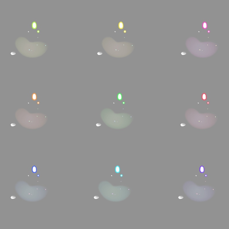 【無料】眼(瞳・ハイライト)セット【VRoid用テクスチャ】