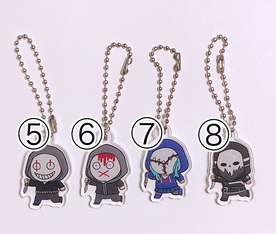 【DbD】ALL+1KILLERS アクリルキーホルダー