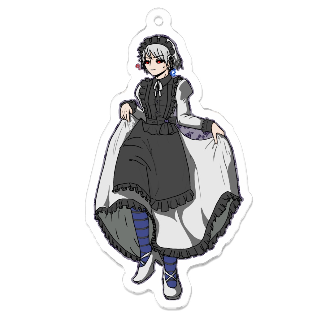メイドリゾットアクキー(幽鬼のホワイト風)