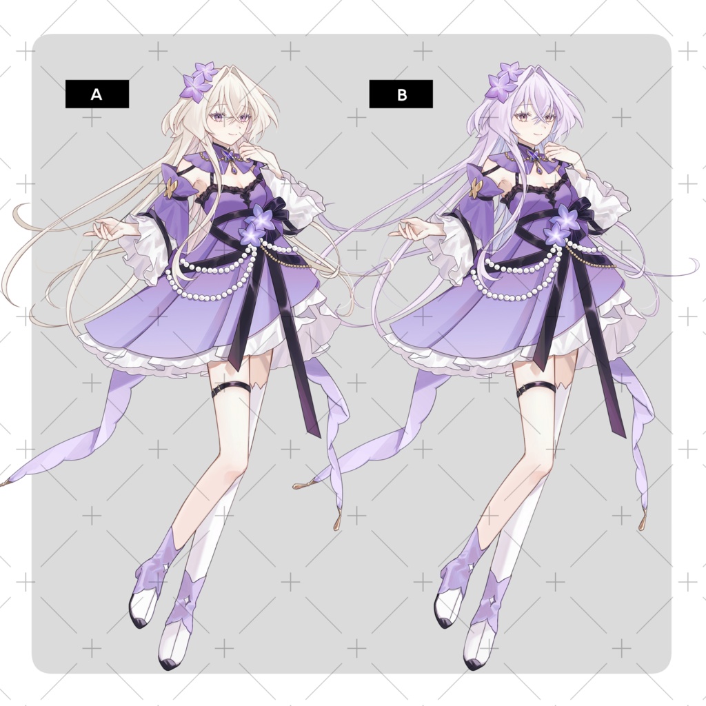 立ち絵素材05_ファンタジー衣装の女の子