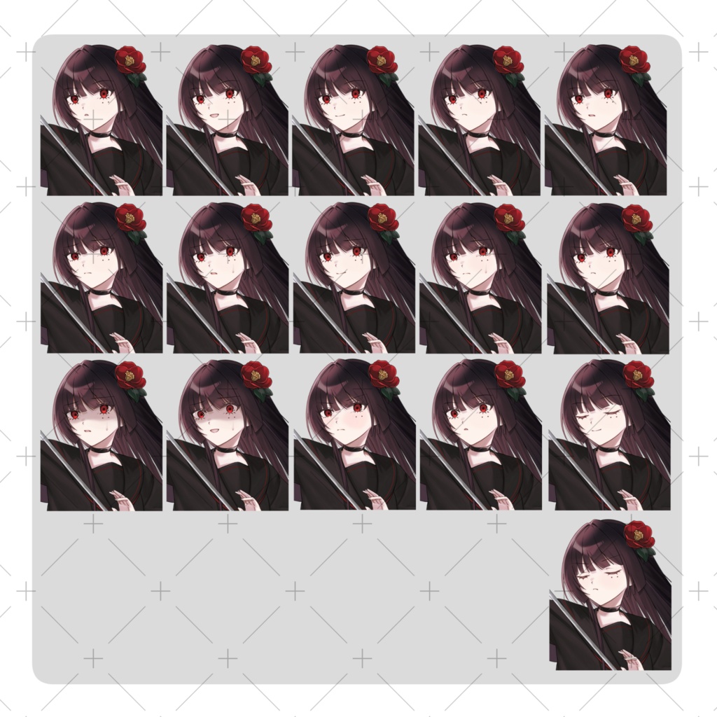 立ち絵素材08_日本刀を持つ女学生