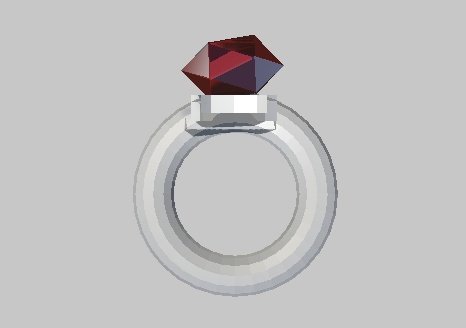 シンプルリング_ルビー（ruby_ring）