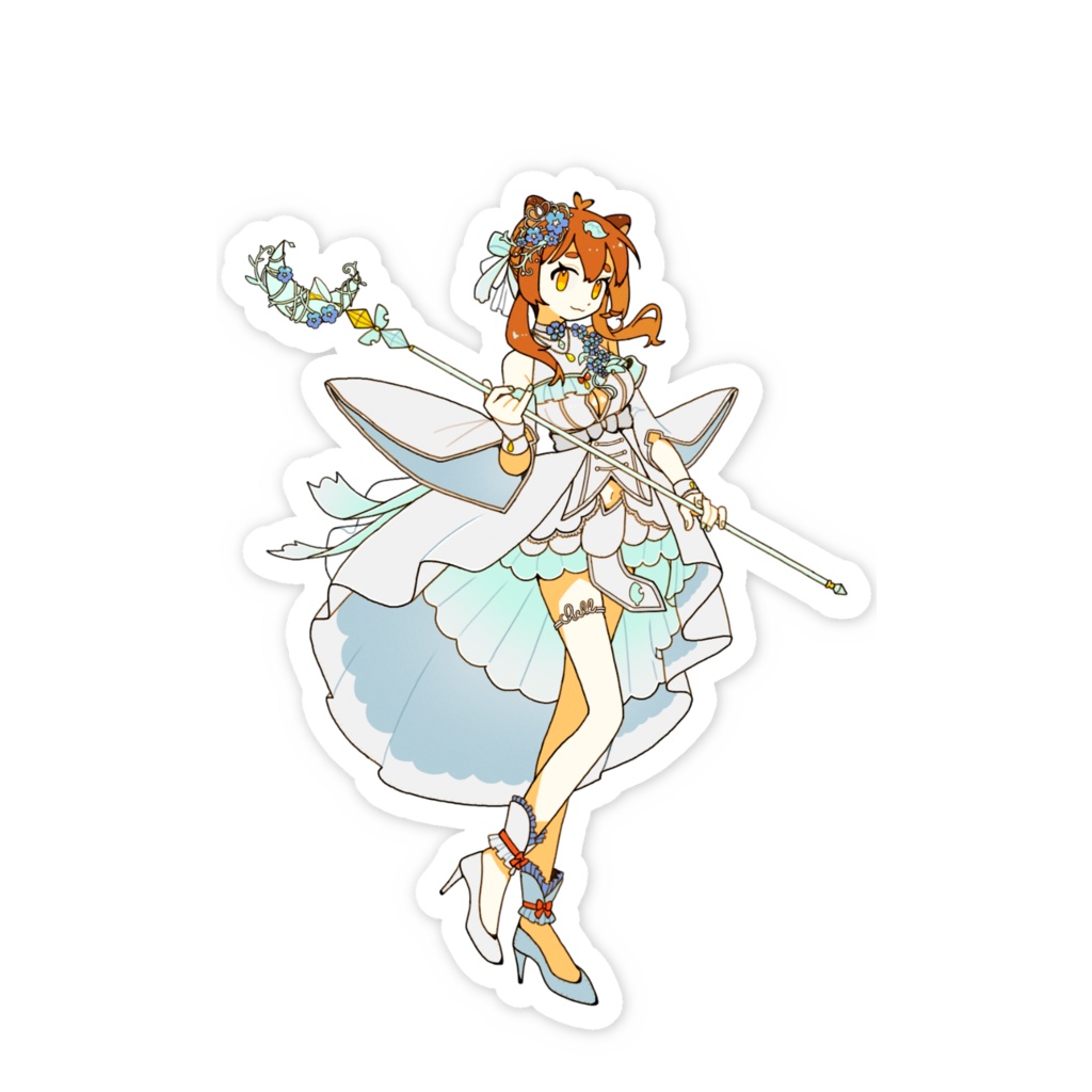 呑酩ちぇるステッカー(ドレスVer.)