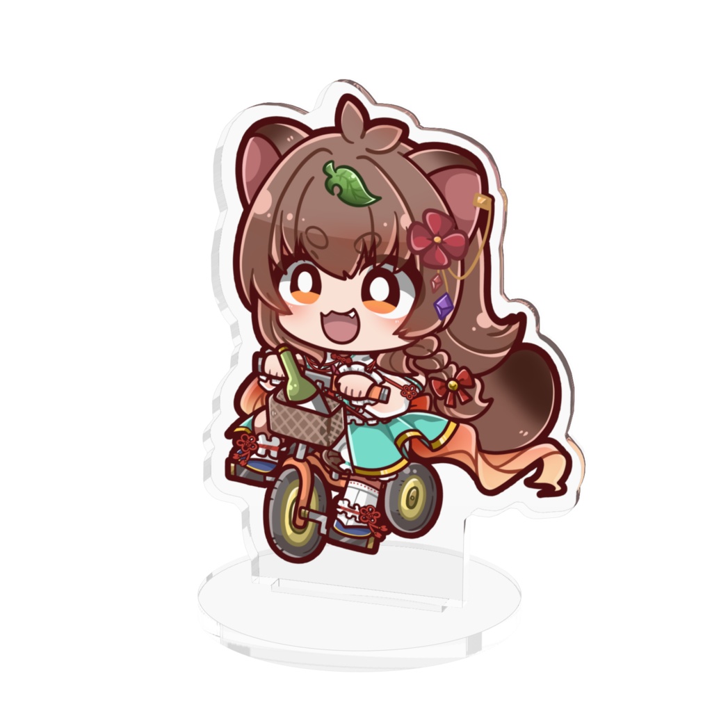 呑酩ちぇるアクリルフィギュア(ぷいぷい三輪車)70x70mm