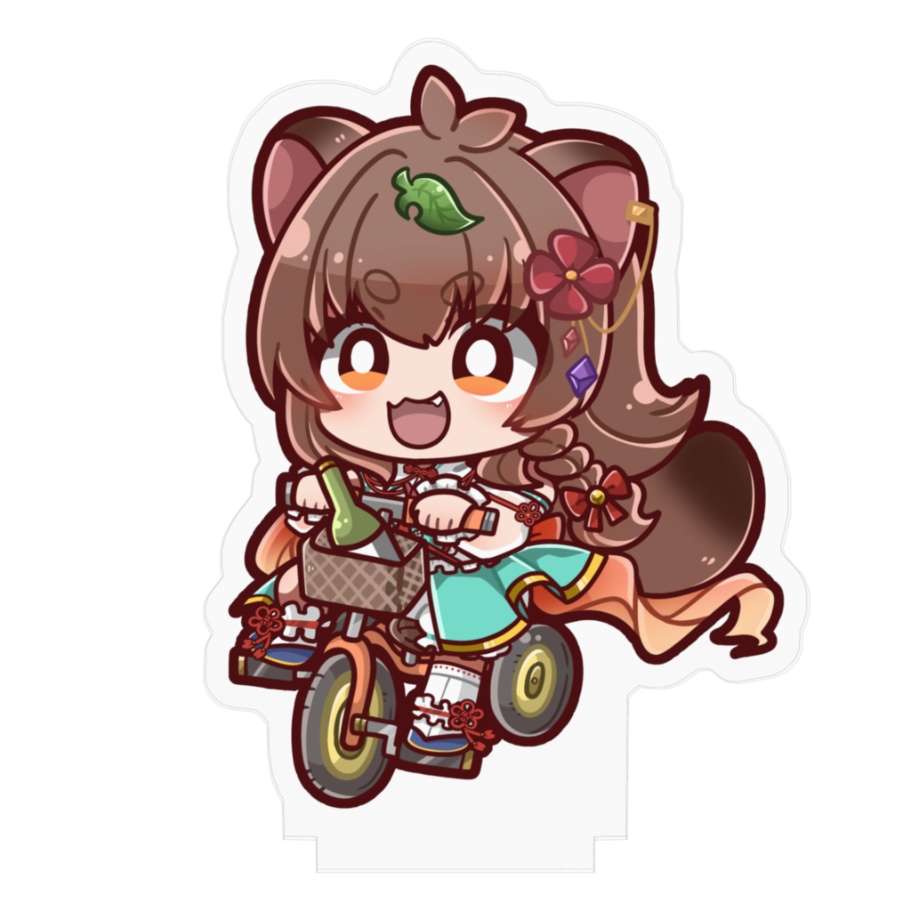 呑酩ちぇるアクリルフィギュア(ぷいぷい三輪車)70x70mm