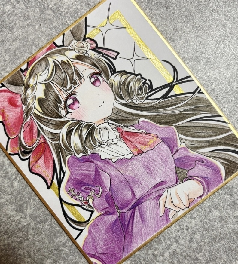 ウマ娘 手描きイラスト色紙 まとめ売り