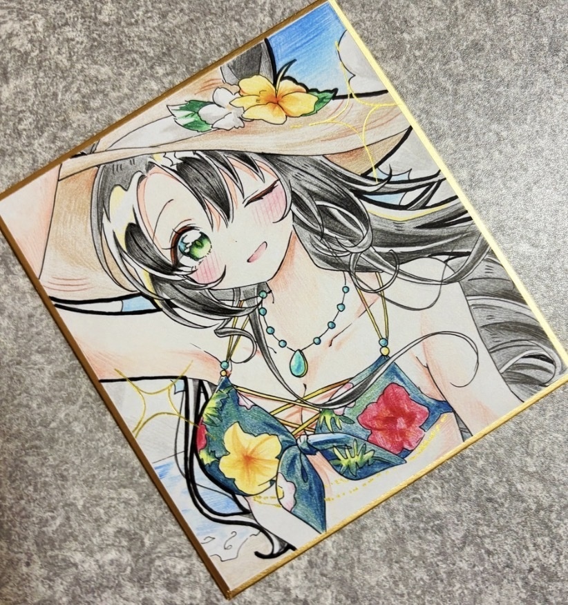 ウマ娘 手描きイラスト色紙 まとめ売り