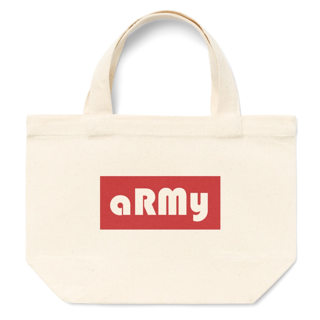 aRMyトートバッグSサイズ-Red-