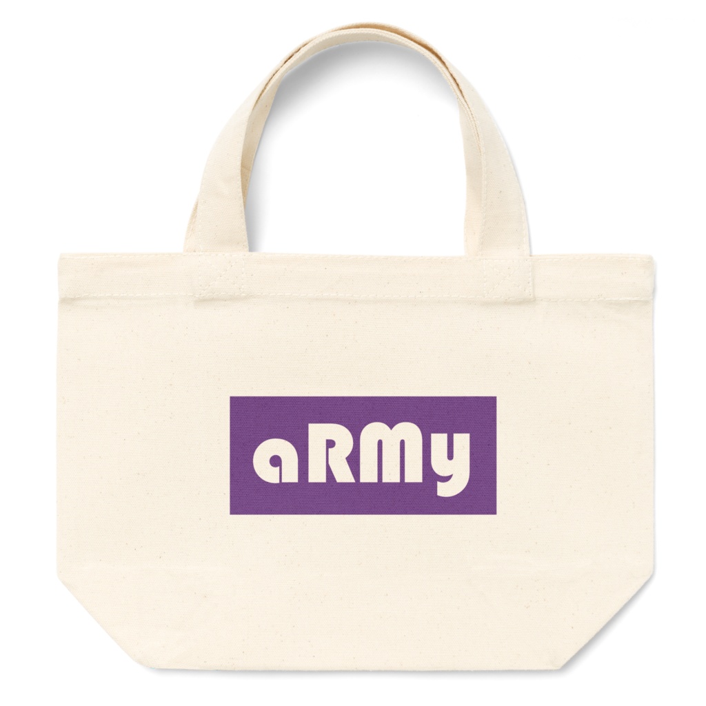 aRMyトートバッグSサイズ-purple-