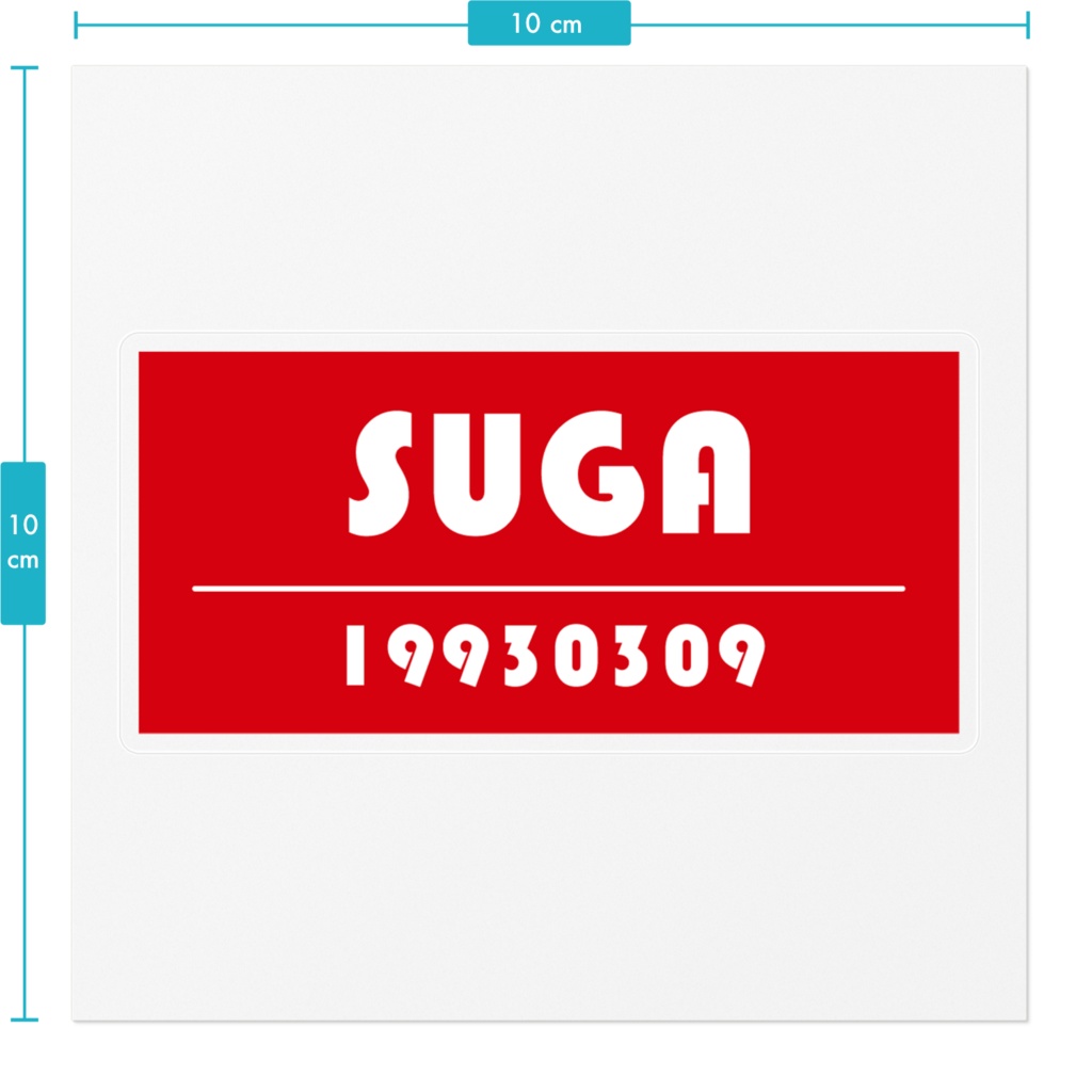SUGAステッカー①