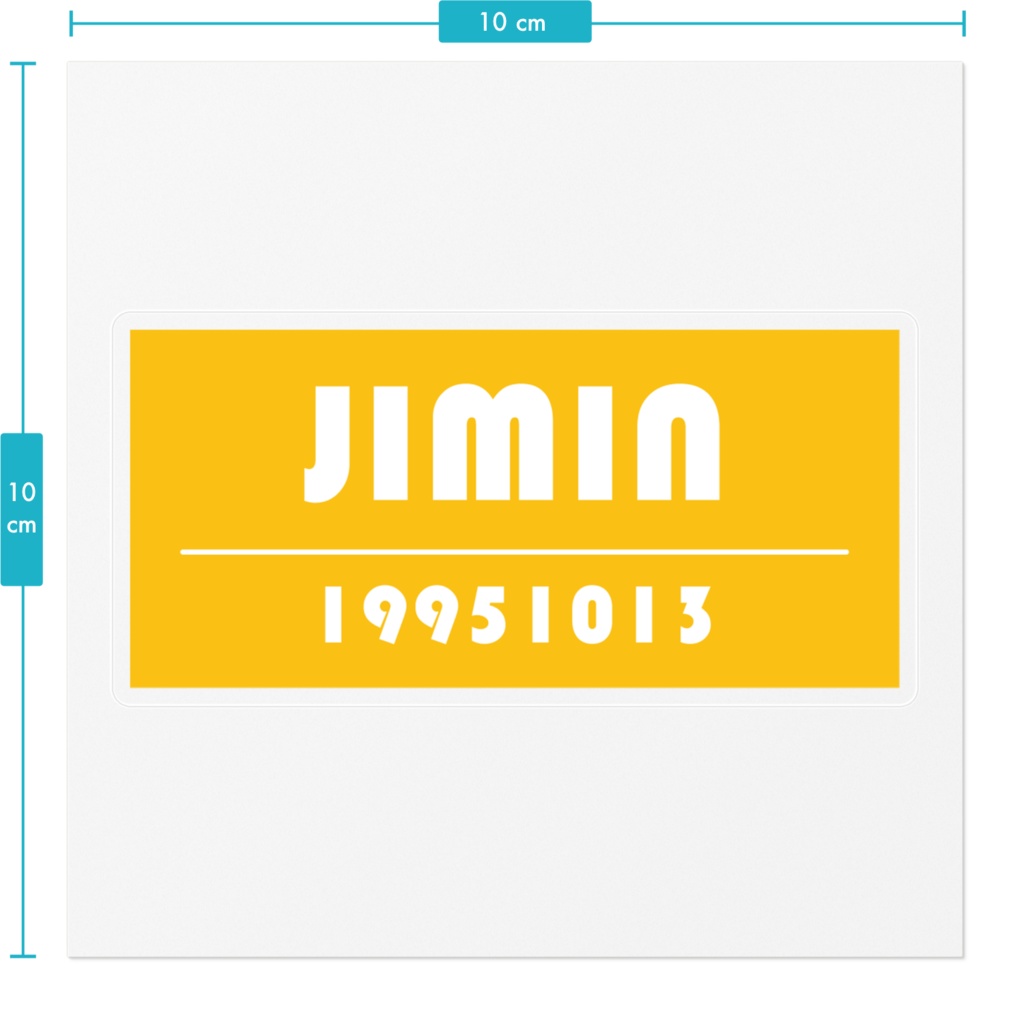 JIMINステッカー①