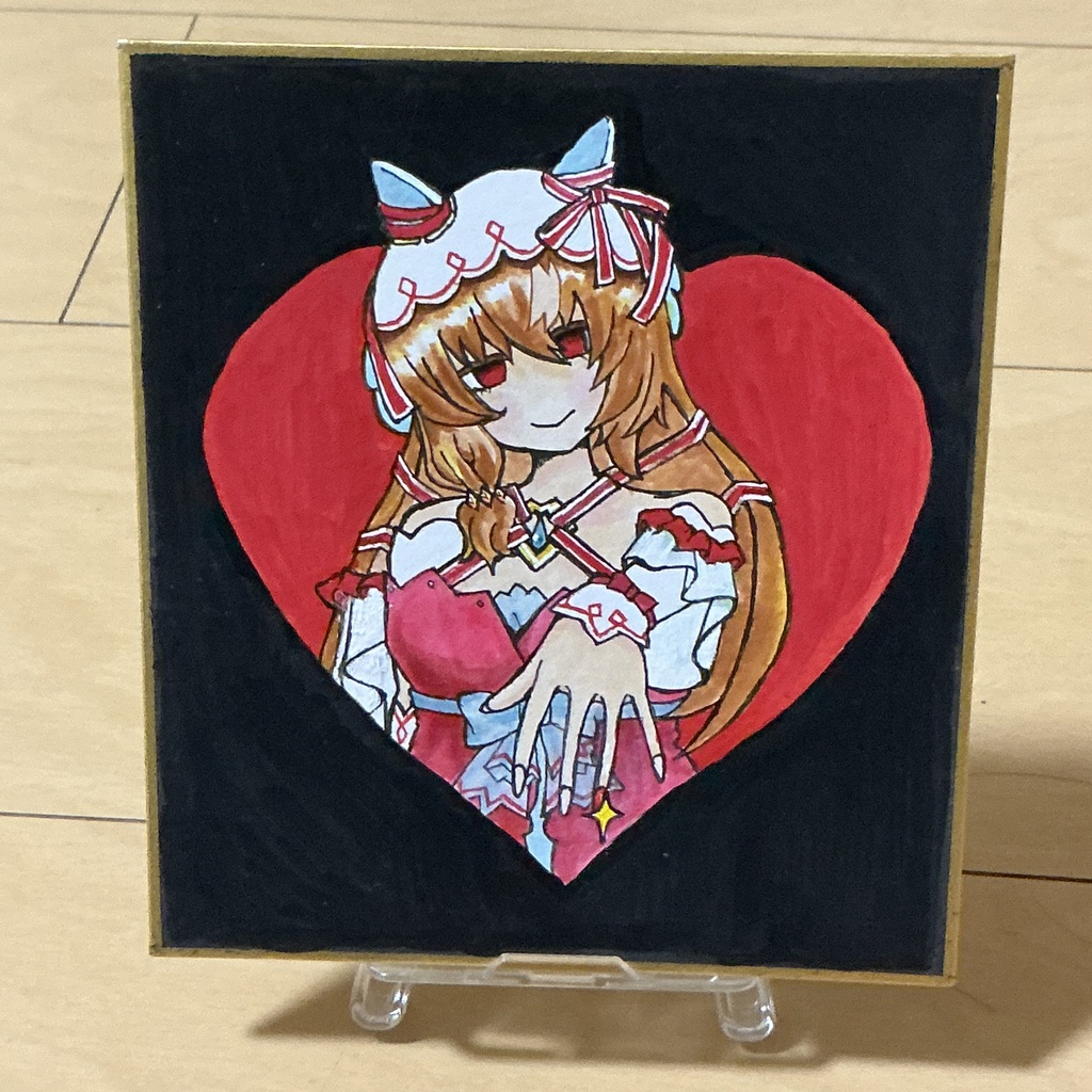 ウマ娘 スティルインラブ 「いつかこの指に」 二次創作 アナログイラスト原画