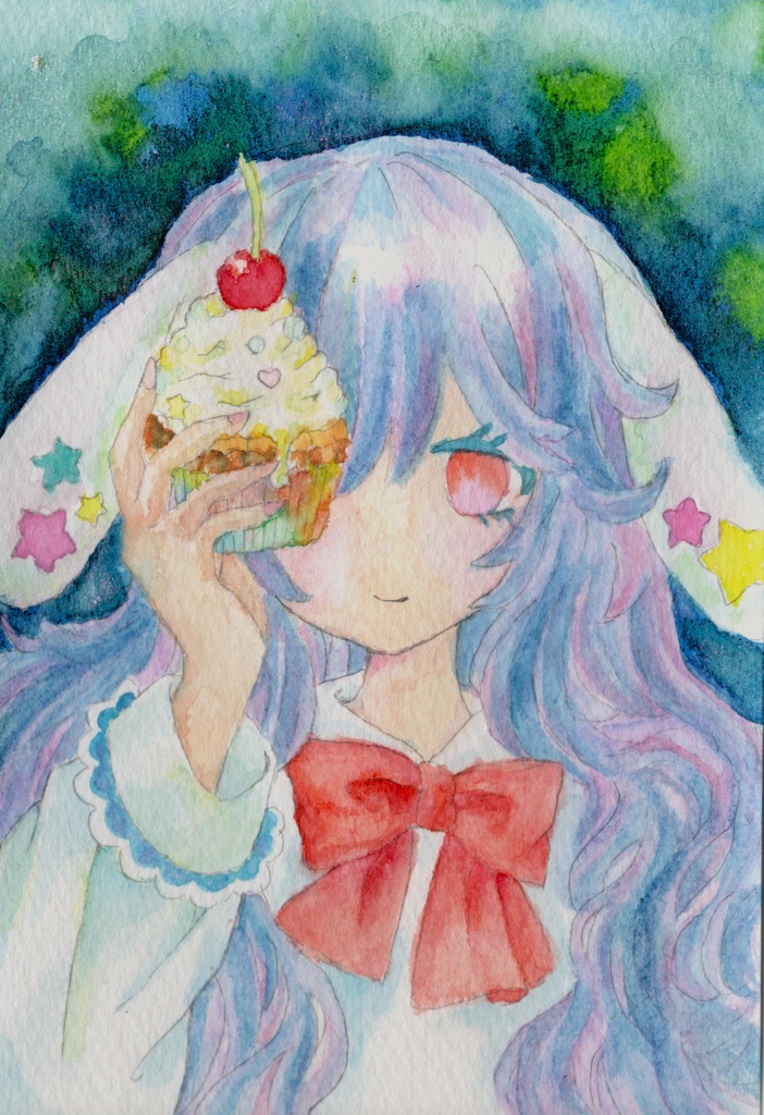 甘い嘘つき オリジナルアナログイラスト原画 一点物