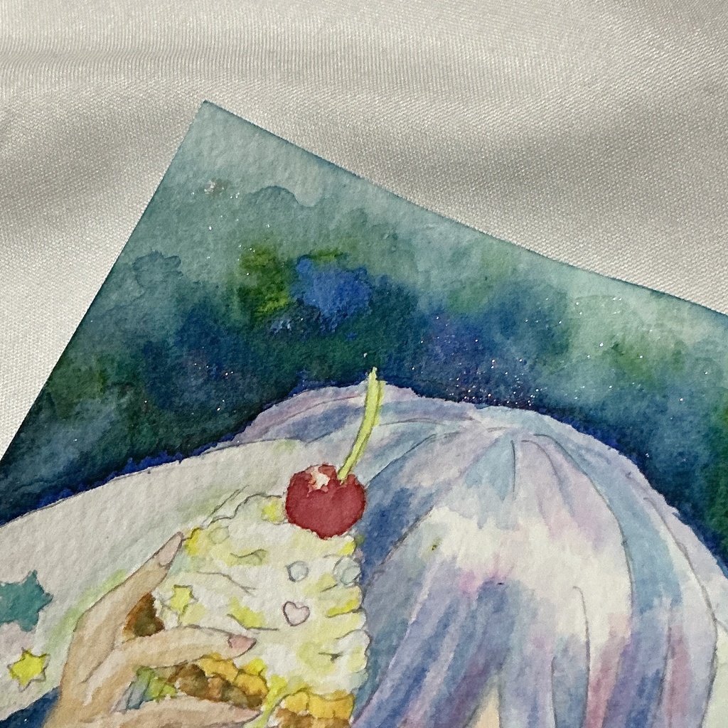 甘い嘘つき オリジナルアナログイラスト原画 一点物