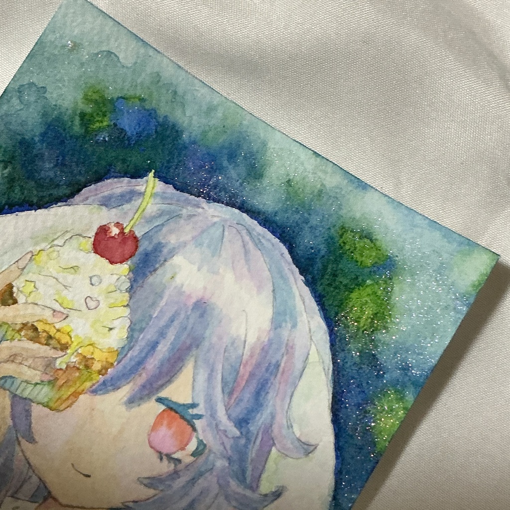 甘い嘘つき オリジナルアナログイラスト原画 一点物