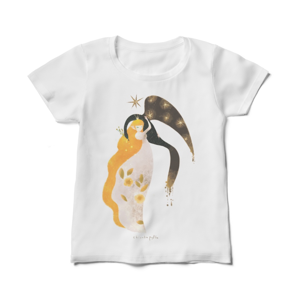 星の涙レディースTシャツ