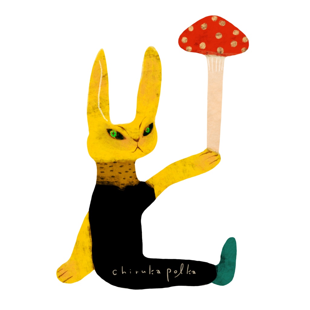 いいきのこAアクリルキーホルダー