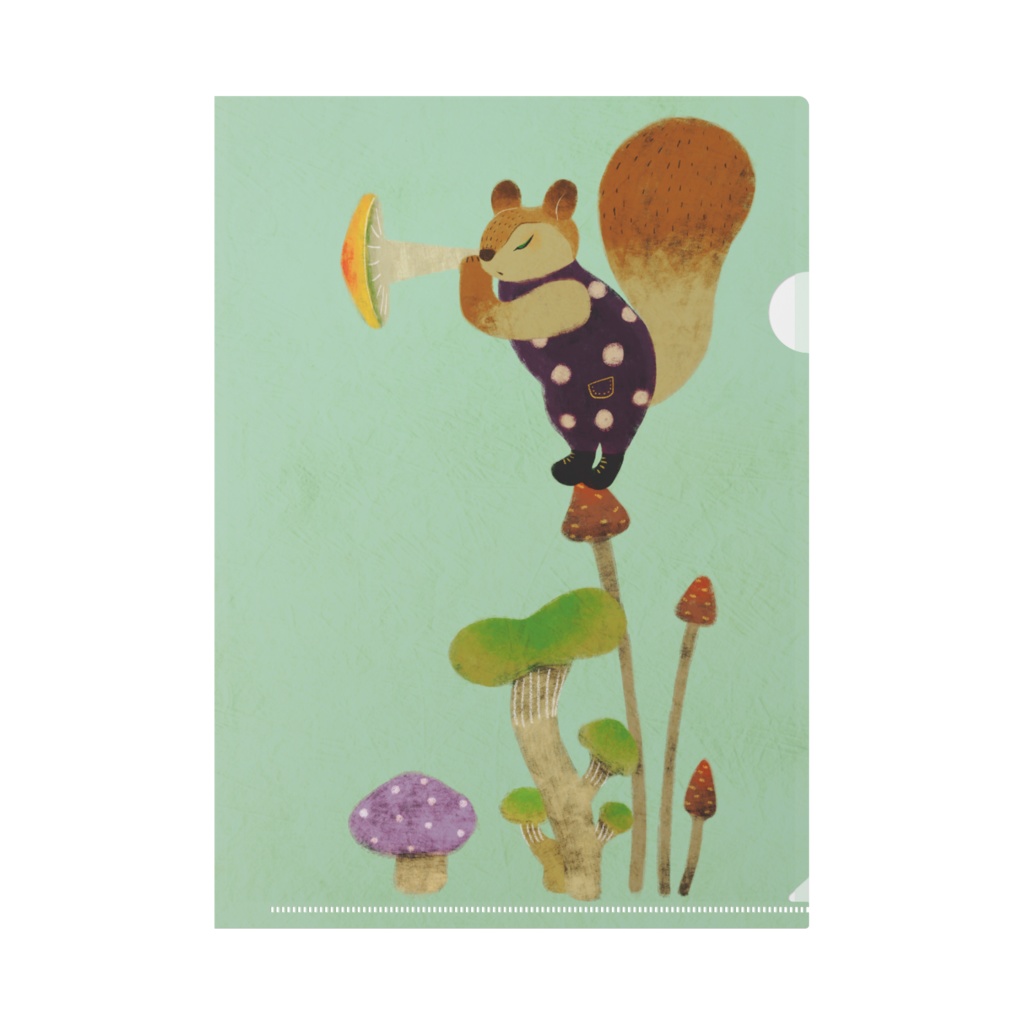 いいきのこCクリアファイル