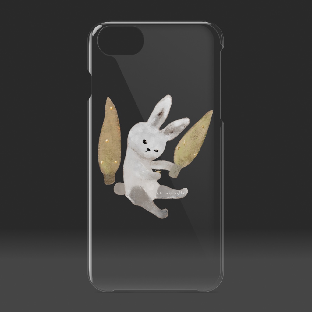 クリスマスクリアiPhoneケース
