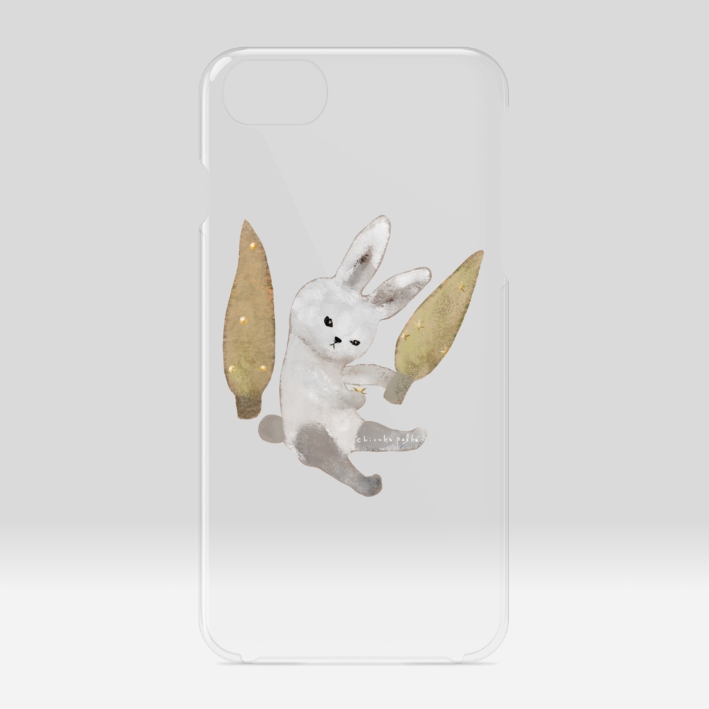 クリスマスクリアiPhoneケース