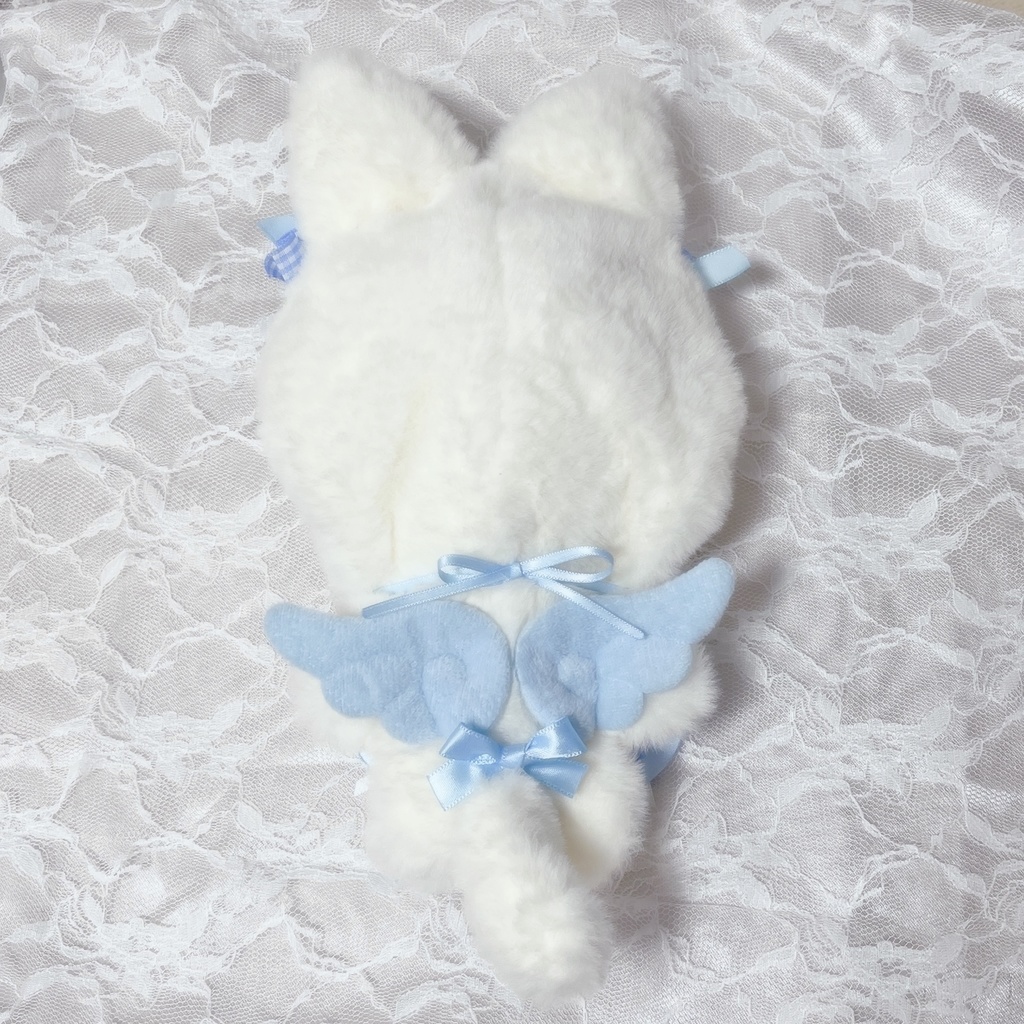 みずいろてんしねこちゃん着ぐるみ(16cm)