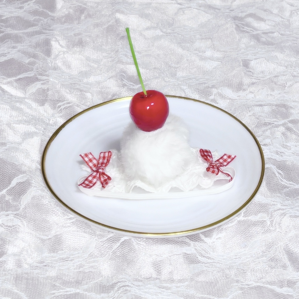 チェリー乗せアイス ヘッドドレス