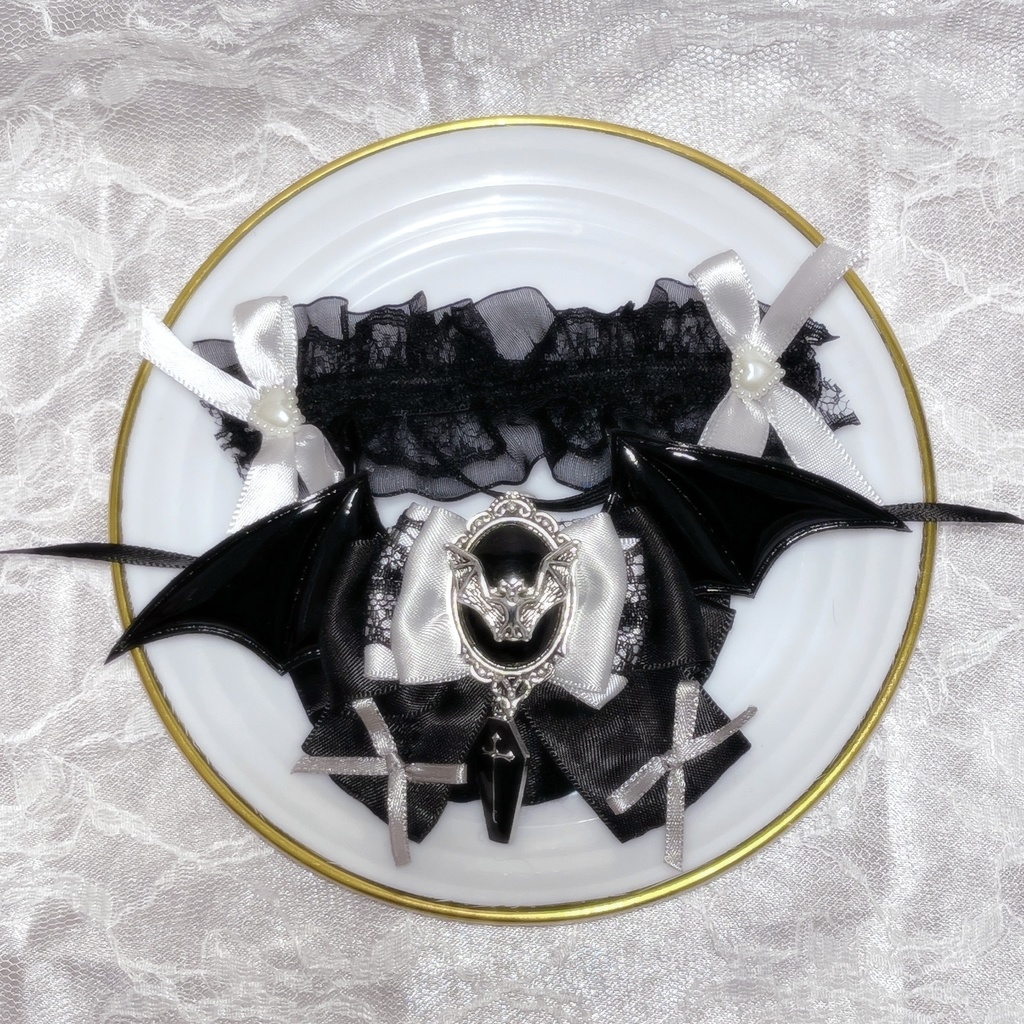 スタイ･ヘッドドレスセット-グレー(10-12cm)