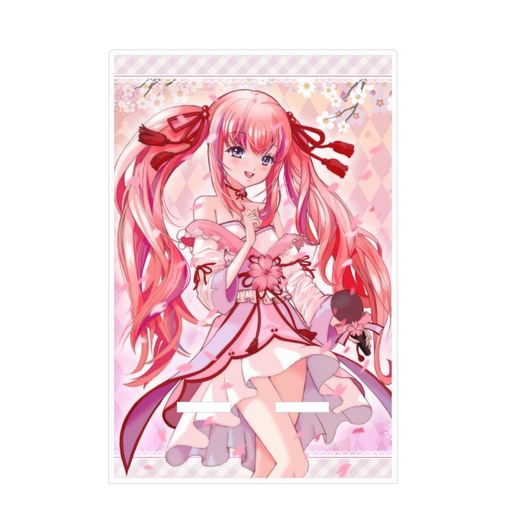 配信5周年記念☆桜木おりはアクリルスマホスタンド