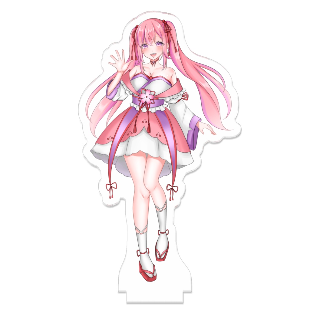 配信5周年記念☆桜木おりは つながるアクスタ